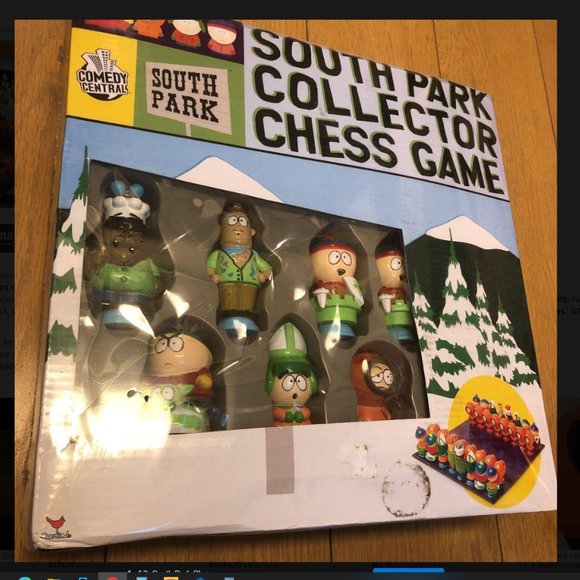 SOUTH PARK CHESS SCHACH COMPLETE CHESS GAME SET RELEASED IN 2000 A LA CARTE - Picture 1 of 12